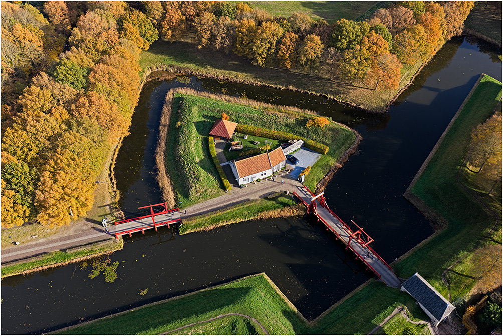 Huis op een klein eiland